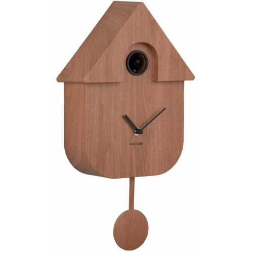 Karlsson Cuckoo Wall Clock Dark Wood Naken Interiors